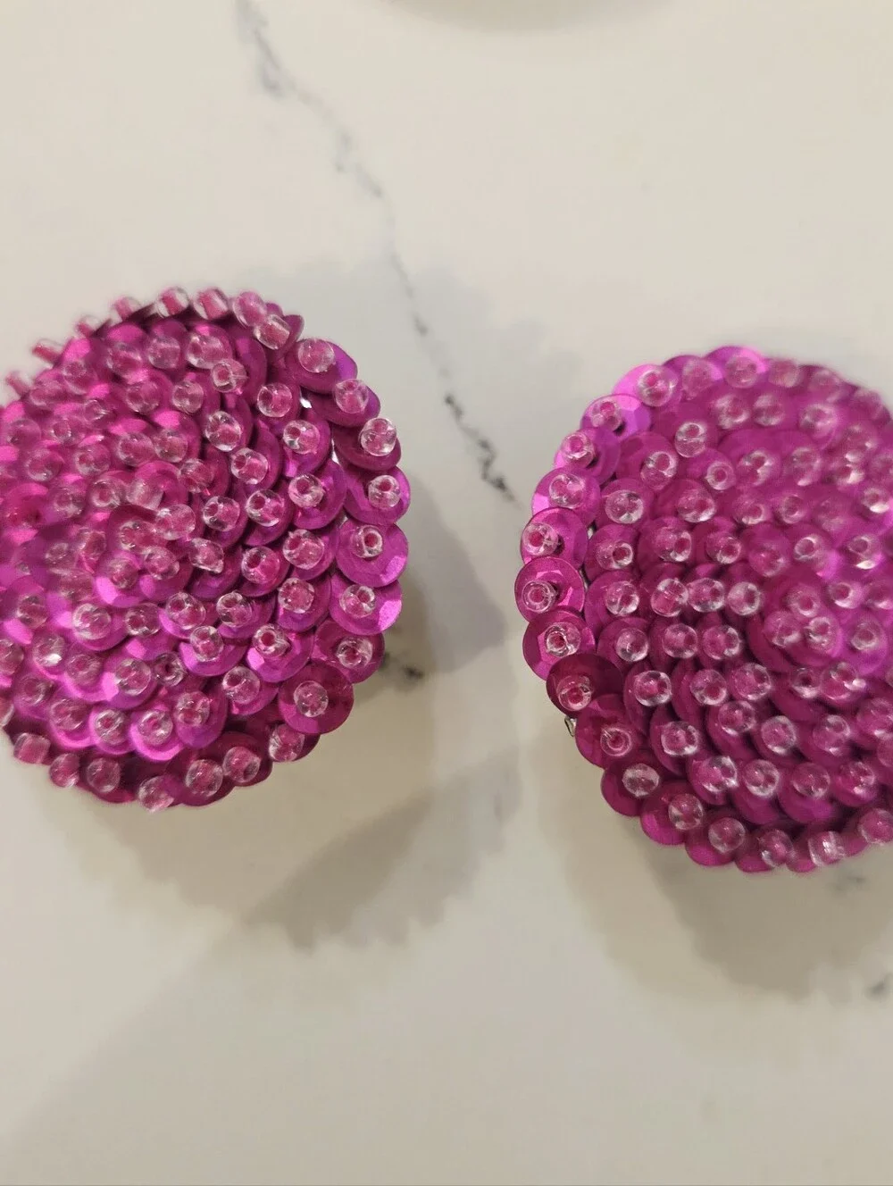 BOLD VTG DALESSIO Mixed Colors  Shapes Gold Earrings Clip On 1980 Runway Lot 9